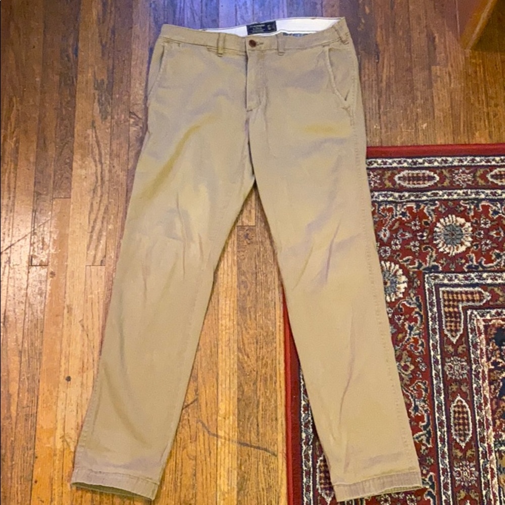 Khaki Stretch Chinks 31x32